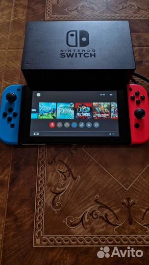 Прошитая Nintendo Switch 128gb