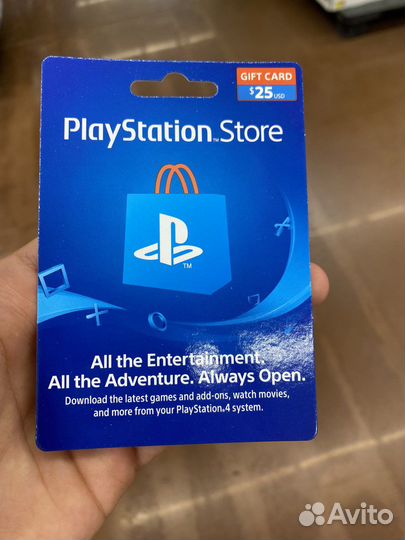 Карточки пополнения США xbox-PlayStation