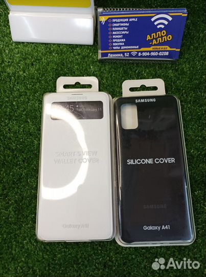 Чехлы-книжки на смартфон Samsung A41 новые