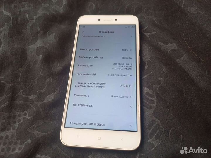 Телефон xiaomi redmi 5a