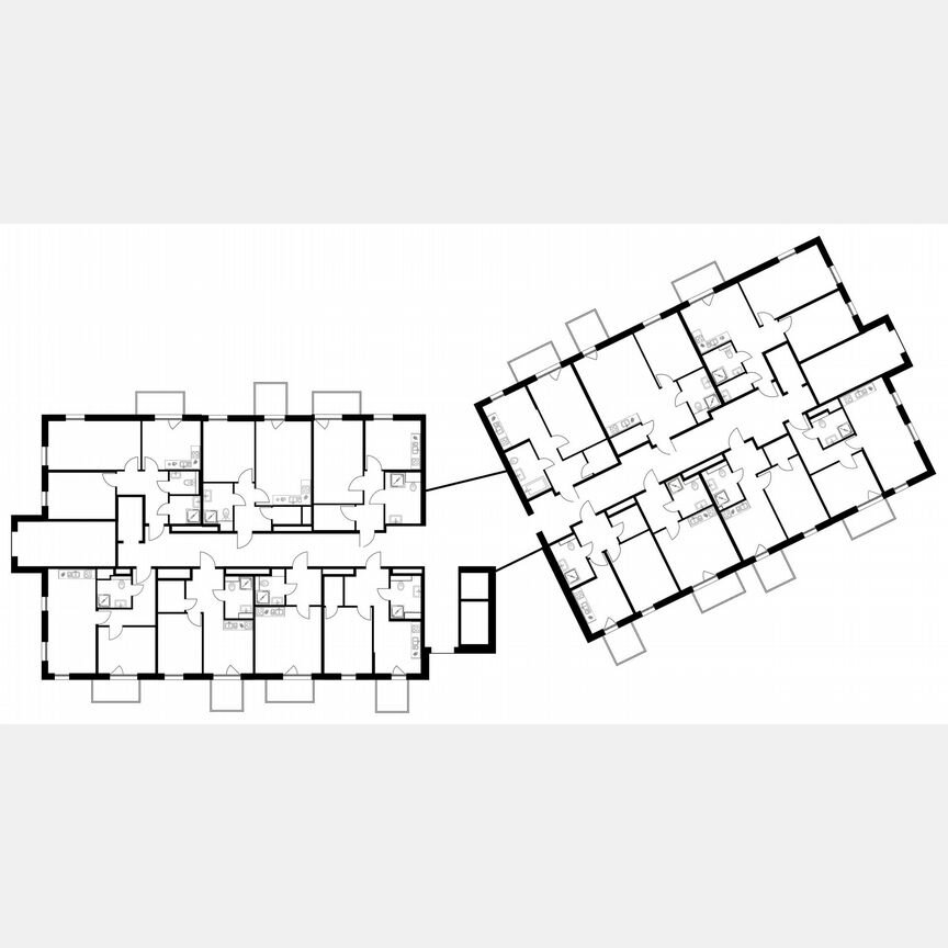 2-к. апартаменты, 57,1 м², 4/6 эт.