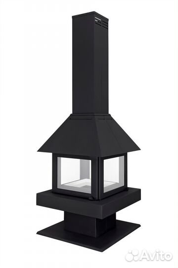 Камин эклипс островной 4D