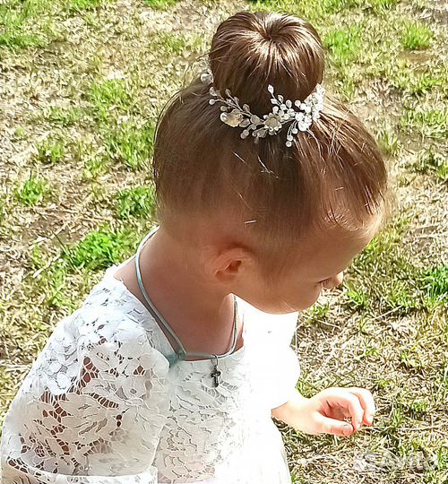 Украшение для волос на свадьбу. Парные веточки