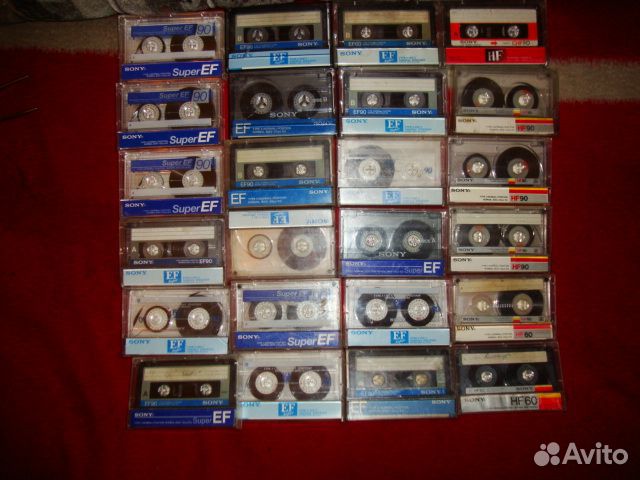 Кассеты Sony TDK. basf.maxell и другие простые и х