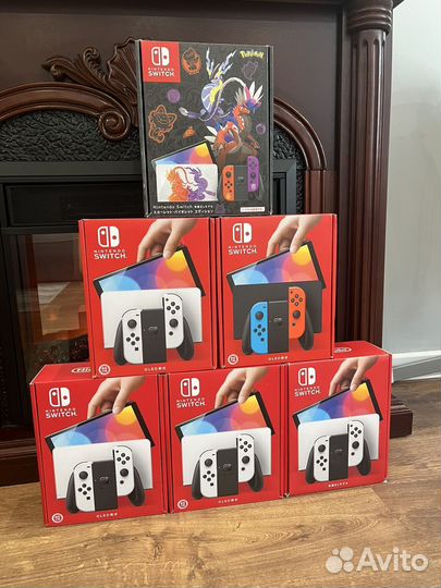 Nintendo switch oled прошитая чип новая