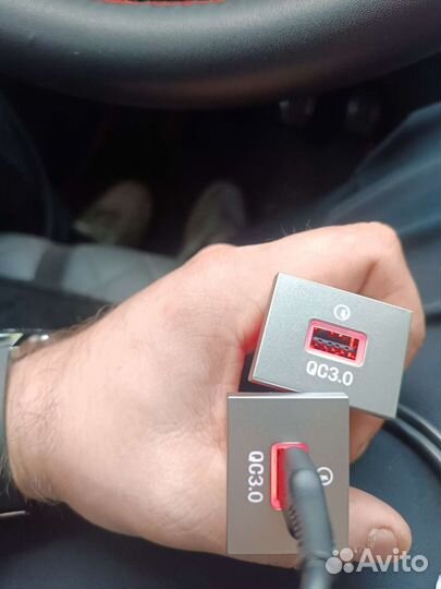 Usb зарядка в штатное место1