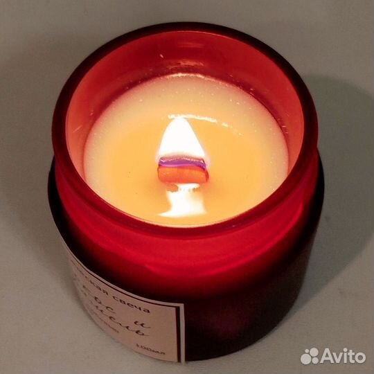 Ароматическая свеча ручной работы