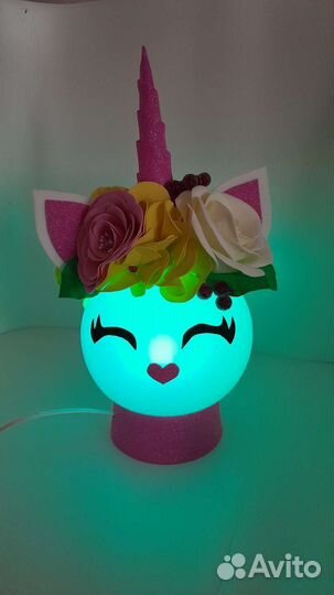 Светильник Единорожка
