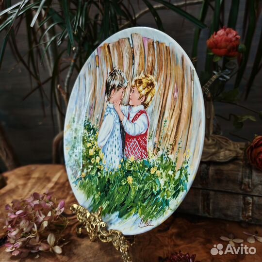 Антиквариат из Европы. Тарелка Веджвуд, 1981г