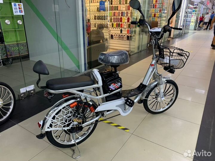 Электровелосипед SML-007 с амортизаторами