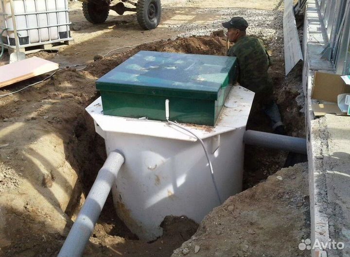 Септик монтаж в 1 день