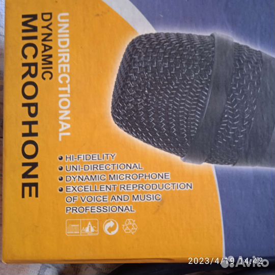 Микрофон динамический philips