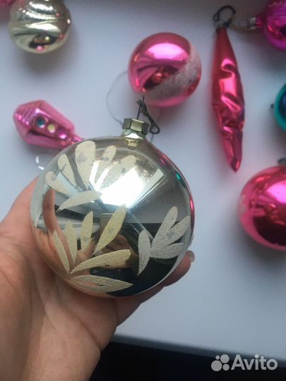 Елочные игрушки СССР одним лотом