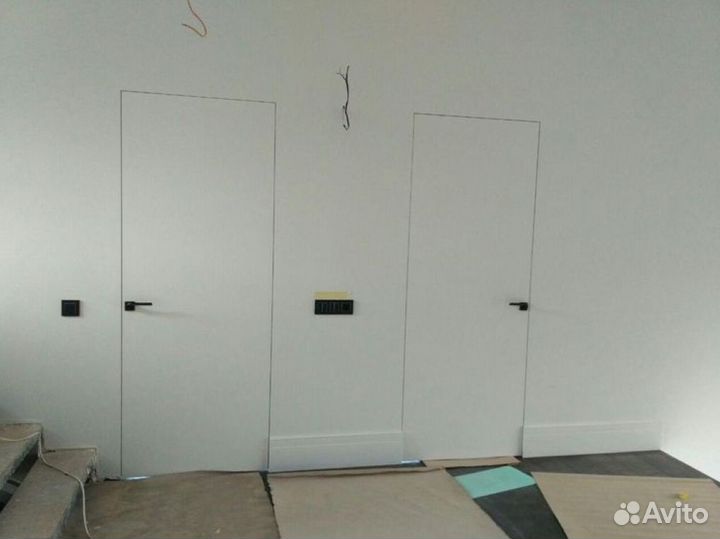 Скрытые двери межкомнатные под отделку