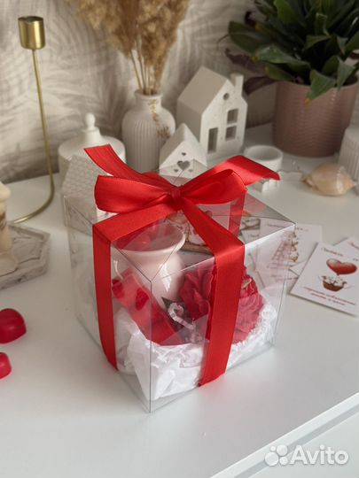 Подарочный набор на день святого валентина/ свечи