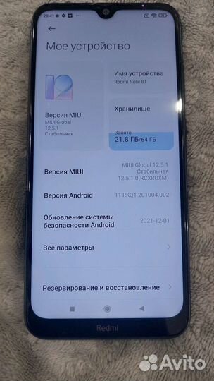 Xiaomi redmi note 8t 4 64gb