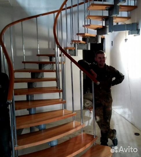 Лестница металл изготовление