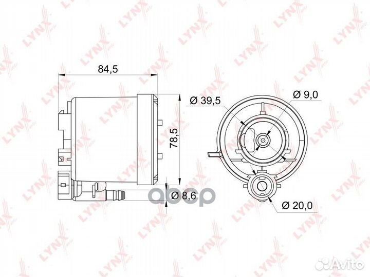 Фильтр топливный погружной toyota Vitz / Belta