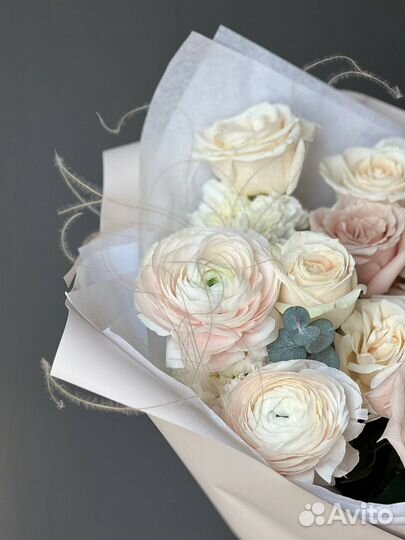 Авторский букет Сладкая вата