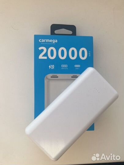 Внешний аккумулятор Carmega 20000mAh