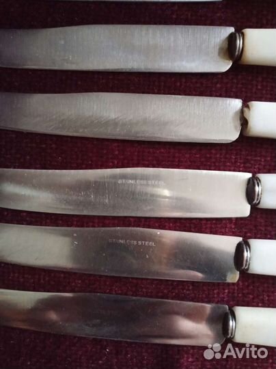 Ваза, подсвечник, ножи, поднос. Винтаж