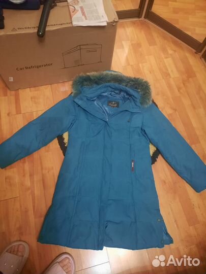 Пуховик женский зима р50
