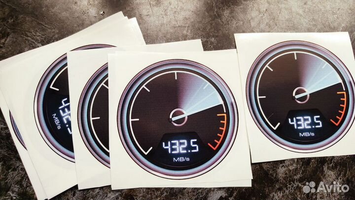 Наклейки для авто спидометр