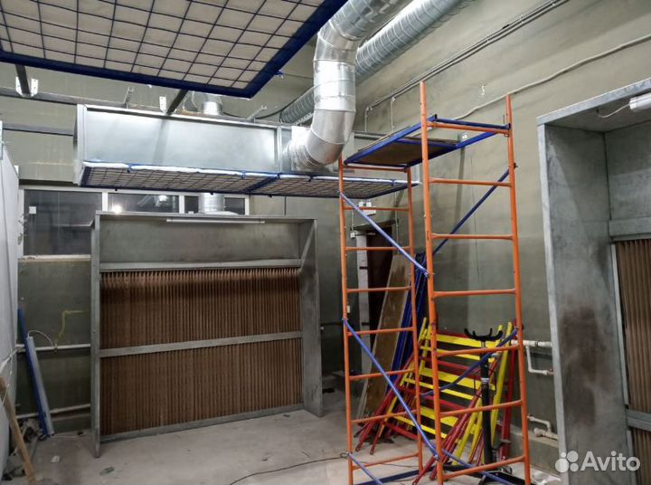 Покрасочная камера с водяной завесой окв 5000