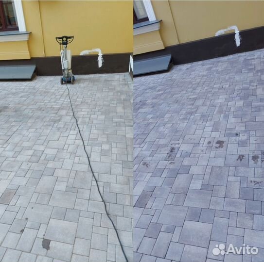 Глубокая роторная (машинная) чистка полов