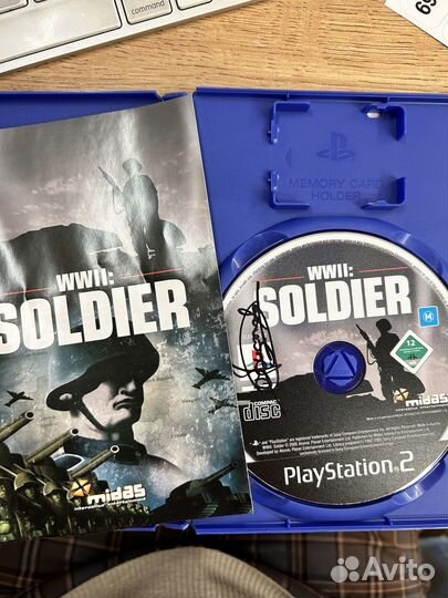 Wwii: Soldier диск для PS2 б/у