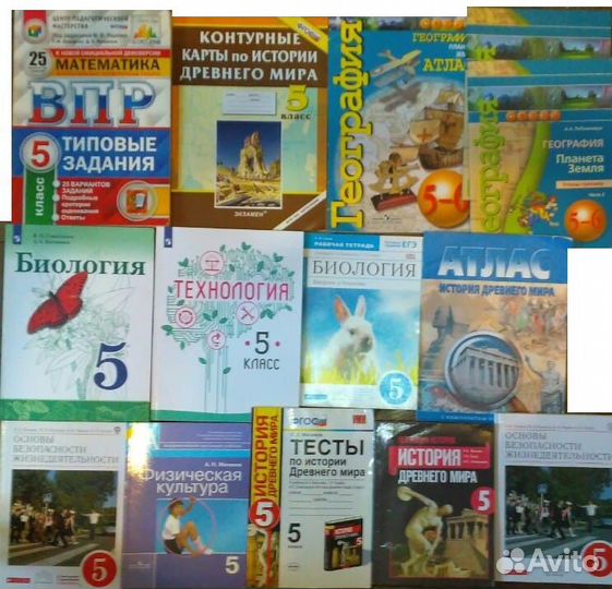 Цены и список внутри Учебники 5 класс