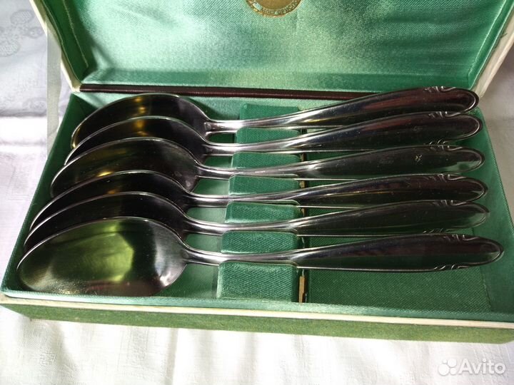 Набор столовых ложек из нержавейки СССР