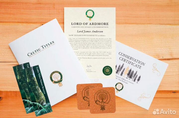 2 Титула для Лорда и Леди Ирландии