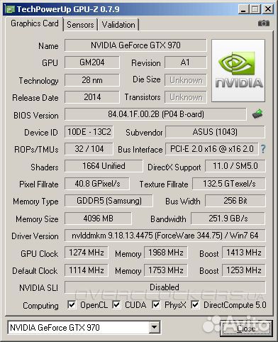 Видеокарта gtx 970 asus strix