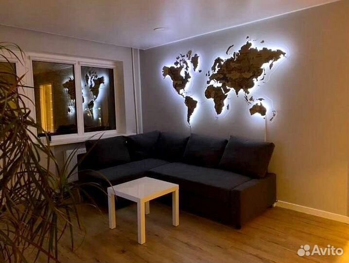 Карта мира и России с доставкой