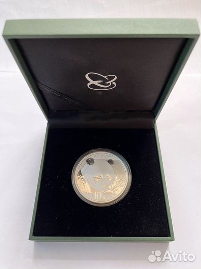 Монета 10 юаней Панда 2018