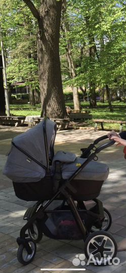 Коляска 2 в 1 Silver Cross Pioneer Eton Grey (Spec