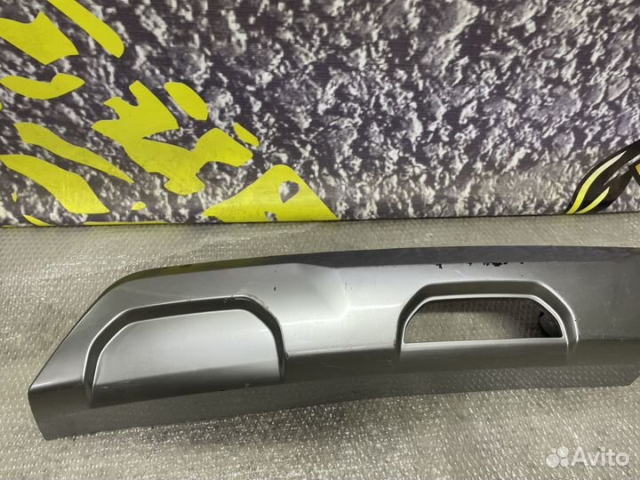 Накладка заднего бампера Rio Рио 4 2020г X-Line