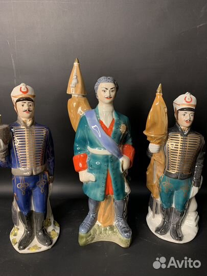 Коллекционные штофы. фарфор. антиквариат. СССР