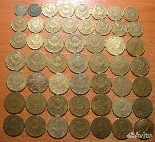 2 набора дореформенных монет