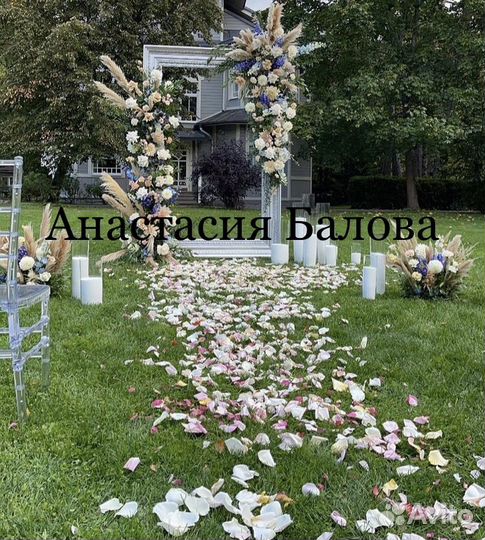 Оформление свадьбы, фотозоны