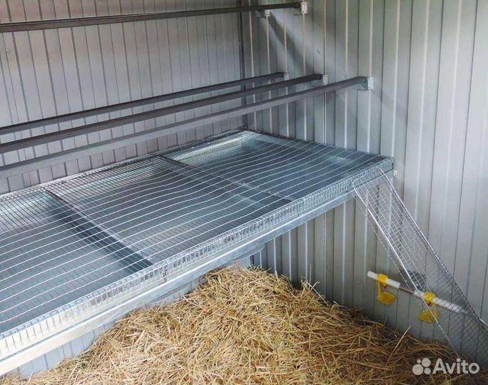 Утепленный курятник на 45 кур