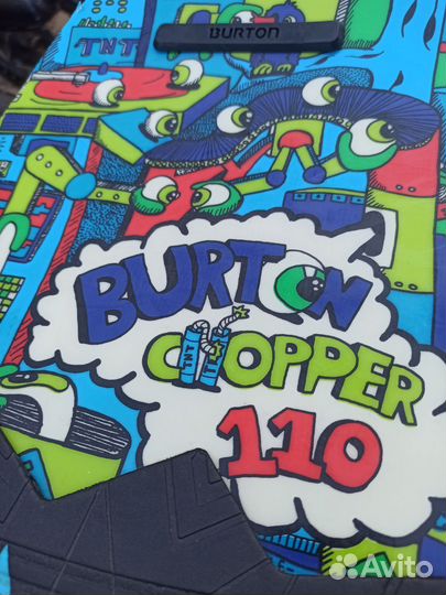 Сноуборд burton chopper 110 + крепления Burton