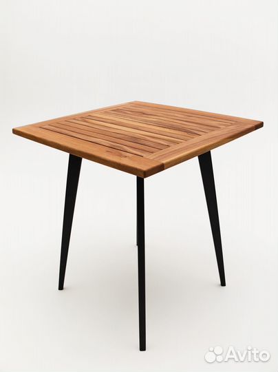 Стол деревянный массив Дуба уличный