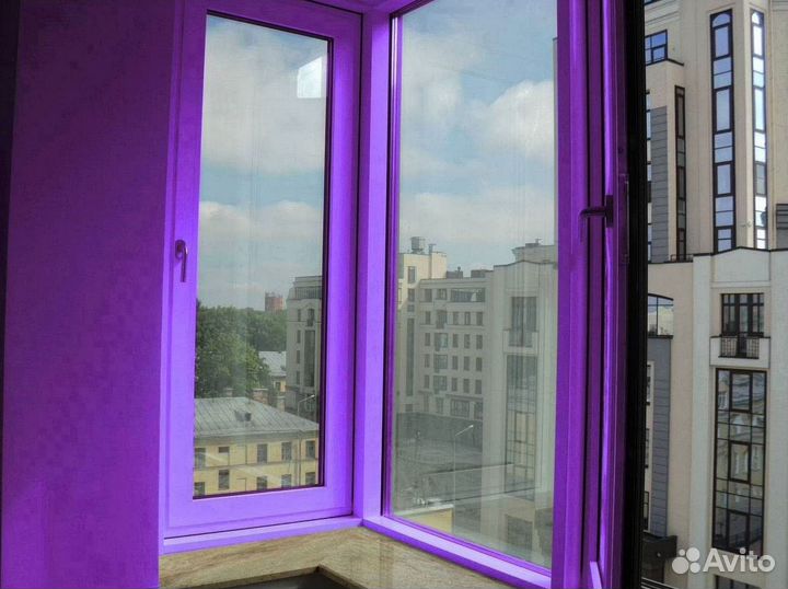 Пластиковые окна окрашенные в массе – ART