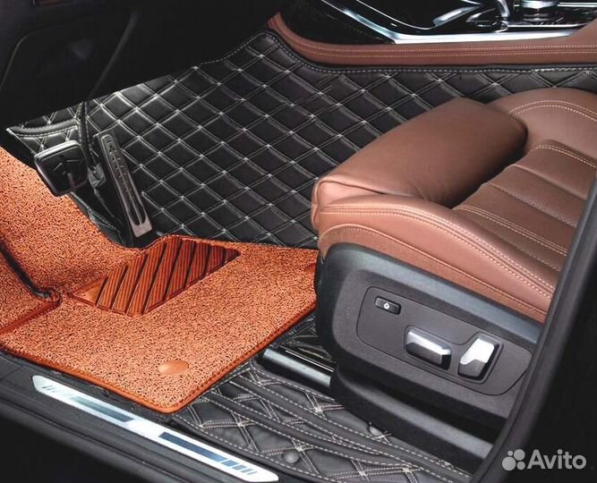 3D Коврики Range Rover Салон Багажник из Экокожи