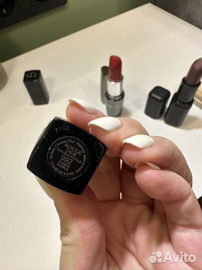 Помада dior rouge 992 / eva mosaic 162 / Kiko 431