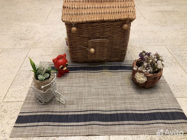 Домик -сундучок плетеный