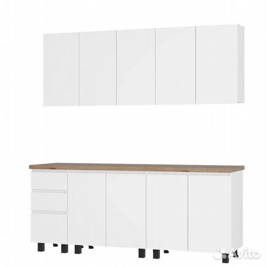 Кухня белая 2м. в наличие. Кухонный гарнитур 