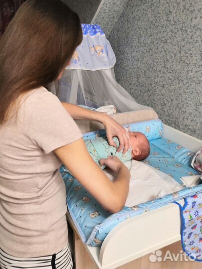 Детская кровать трансформер с маятником